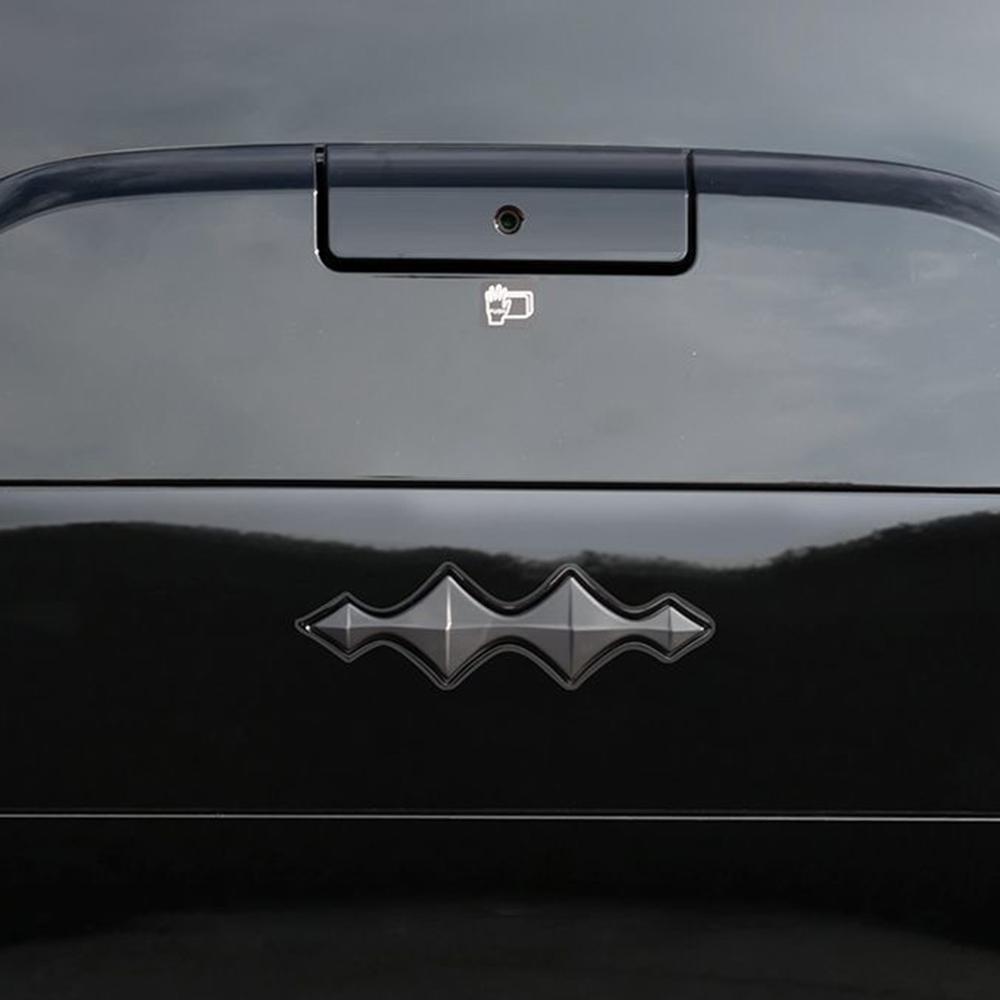 For BYD Leopard 8 Car Logo Decoration Stickers Blackened Front And Rear Logos Front And Rear Logos Modified Car Accessories