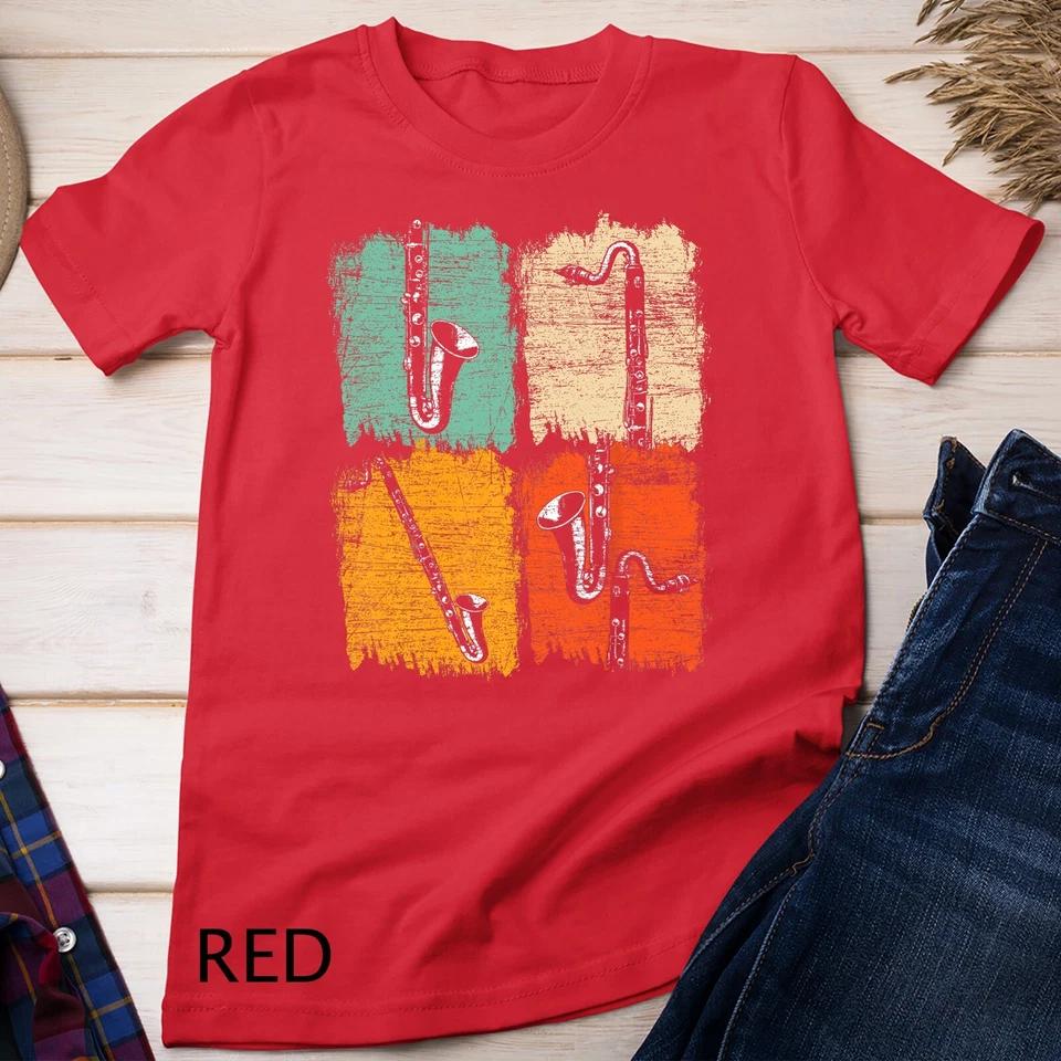 Retro Bass Clarinet Unisex T-shirt 7 3XL