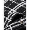 Veste à carreaux noirs et blancs pour homme GXG