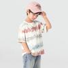 Boys' Tie-Dye Striped Short Sleeve T-Shirt