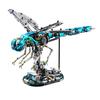Meiji Building Blocks: Mechanical Dragonfly, Frog, Parrot, Mantis Interlocking Animal Model Toy.