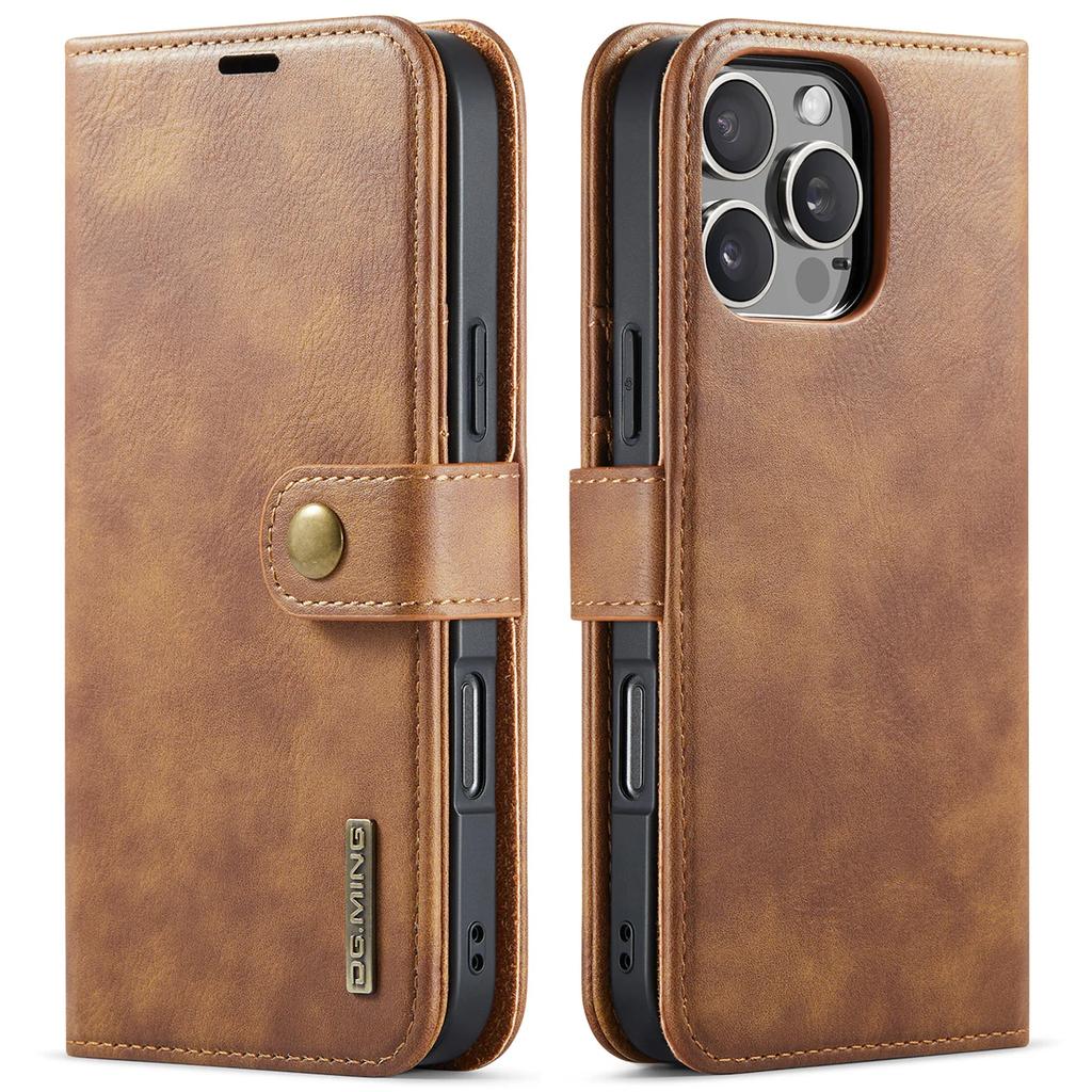 2 in 1 Detachable Cards Solt Wallet Leather Book Case For iPhone 16 Pro Max 15 Plus 13 12 11 Book Flip Bag Pocket Magnetic Cover