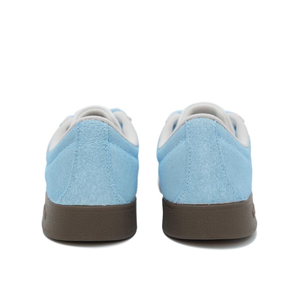 Adidas VL COURT 2.0 Slip Resistant Abrasion Resistant Low top Skateboard Shoes Unisex Blue White JS3003(Team837-)
