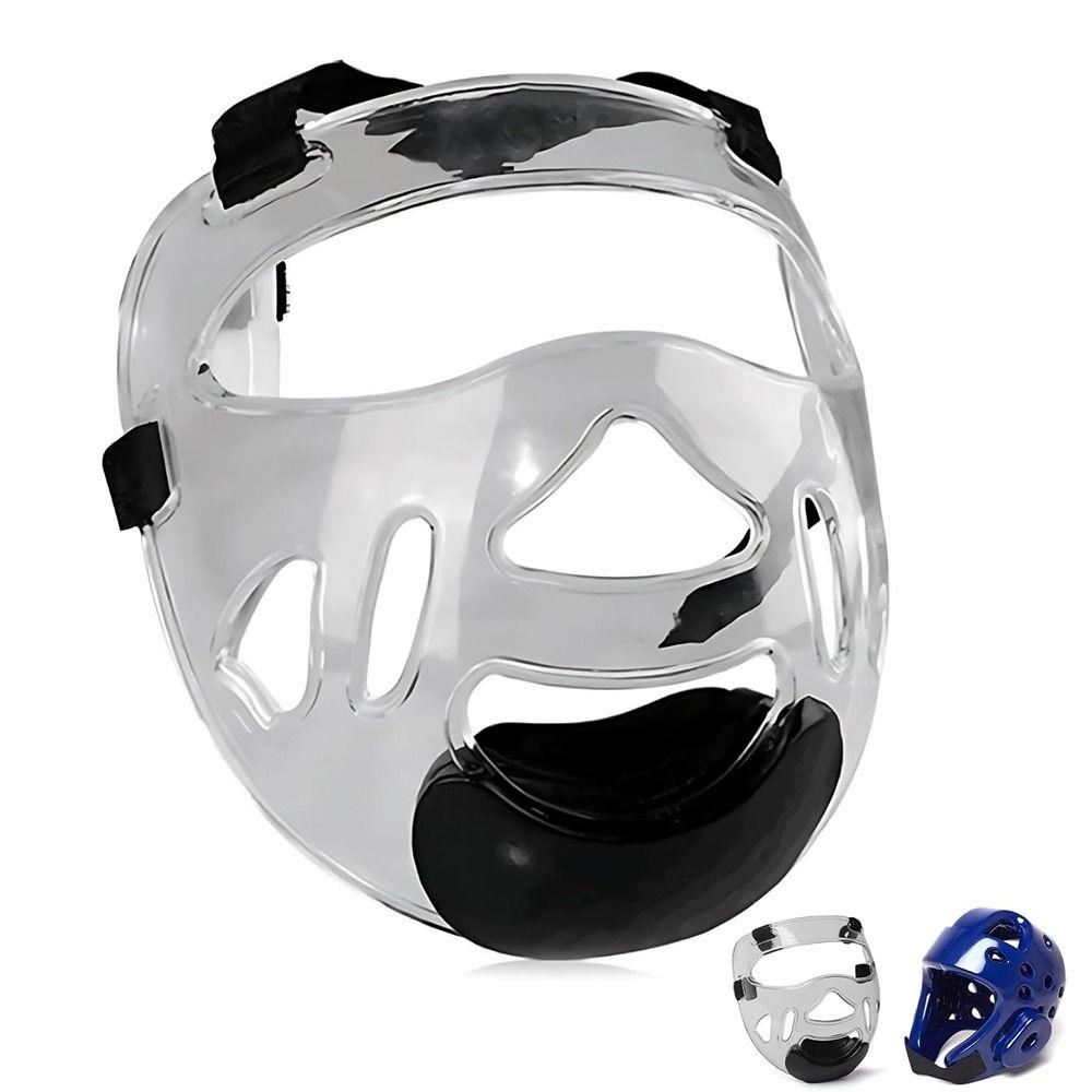 Transparent Mask Taekwondo Face Shield Detachable Taekwondo Helmet Taekwondo Mask  Face Guard