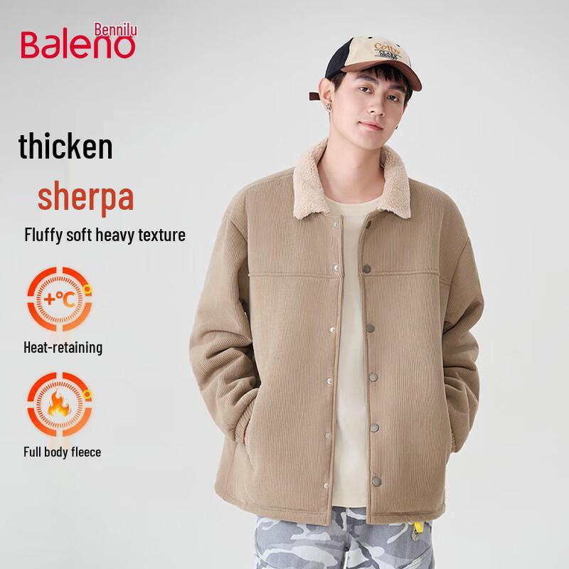 

Baleno Men s Corduroy Padded Jacket 2XL