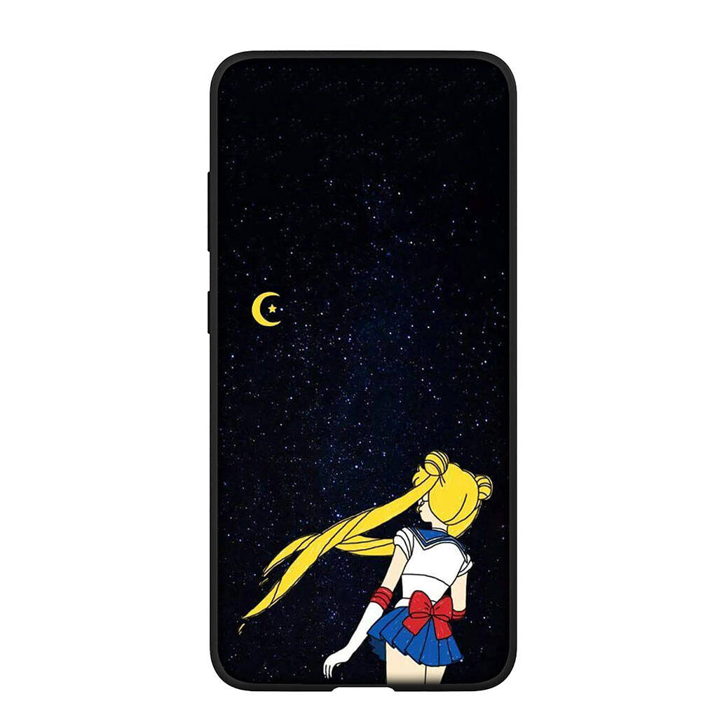 Phone Case for iPhone 17 16 15 Plus X XR 16E Huawei P30 P20 Lite Redmi Note 14 12 11 13 Pro Max OPPO A60 A80 A40 A18 A38 Anime Sailor Moon Girl Cover