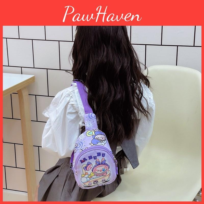 Printed Crossbody Shoulder Chest Bags Children Cartoon Gifts Outdoor