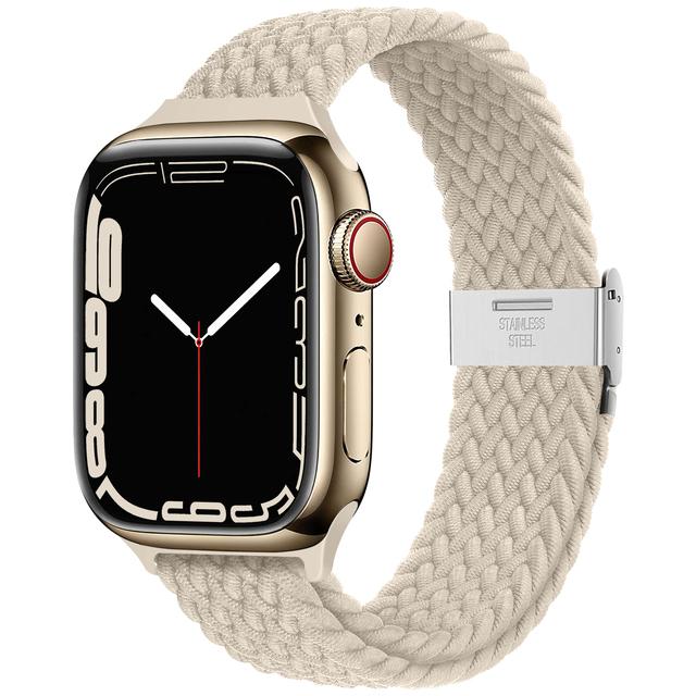 

Braided solo loop Strap For Apple watch Ultra2 band 49mm 45mm 44mm 40mm 41mm 42mm 46mm correa bracelet series 8 7 se 6 9 3 10 11 42 44 45 49 S10-46mm