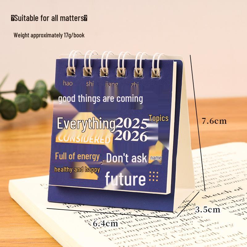 2026 Capybara Desk Calendar: Creative Cartoon Ornament & Student Memo Mini Gift