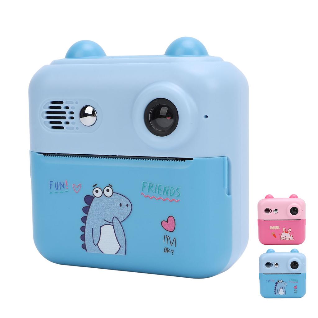 50MP Instant Print Camera 2.4 Inch Screen Eye Caring 1000mAh Multifunctional Instant Camera 16x Digital Zoom 1080P for Travel