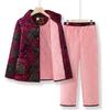 YUZHAOLIN Women's Thickened Coral Fleece Winter Homewear Set