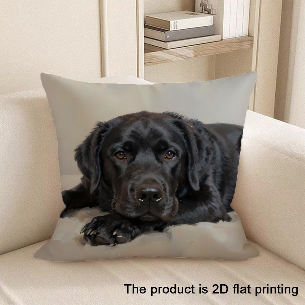 1Pc Cute Animal 2D Flat Printing Pillowcases Sofa Cushion Cover Home Bedroom Room Decoration