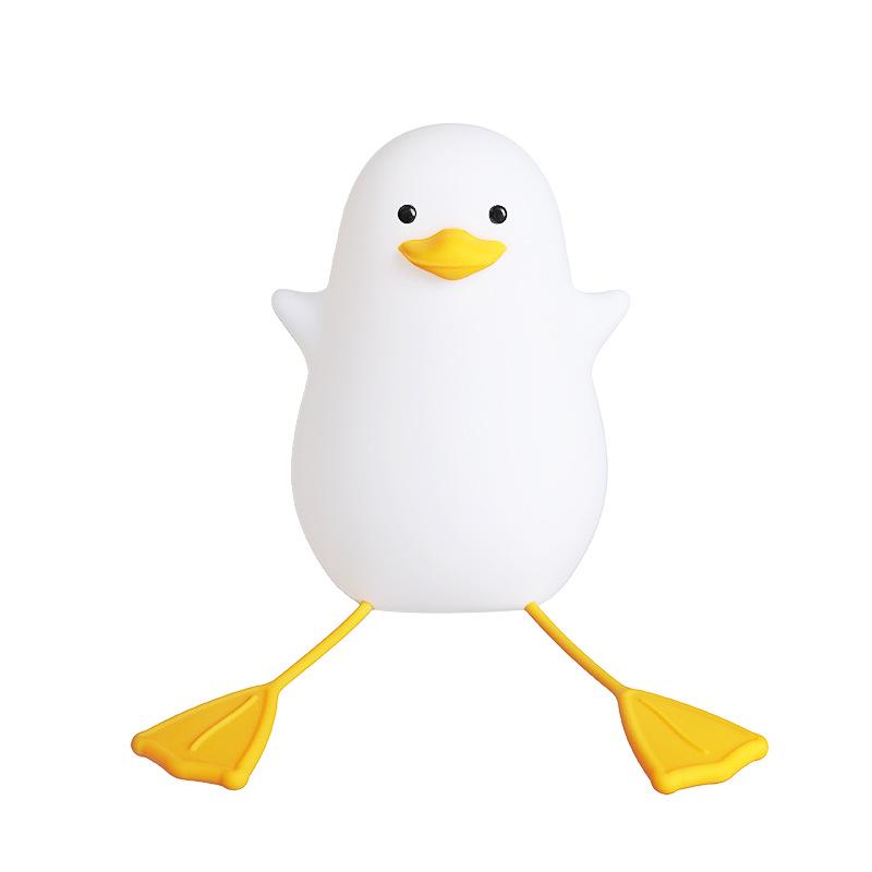 Xiaoou Silicone Touch LED Night Light - Innovative Bedside Eye Protection Lamp
