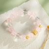 Natürliches Pulverkristall-Armband, kostenlose Freundin, Freundin, Schmuck, Accessoires, weißes Kristallarmband.