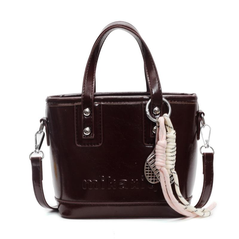 

Сумка женская новая модная повседневная на плечо универсальная сумка-мессенджер no pendant темно-коричневого