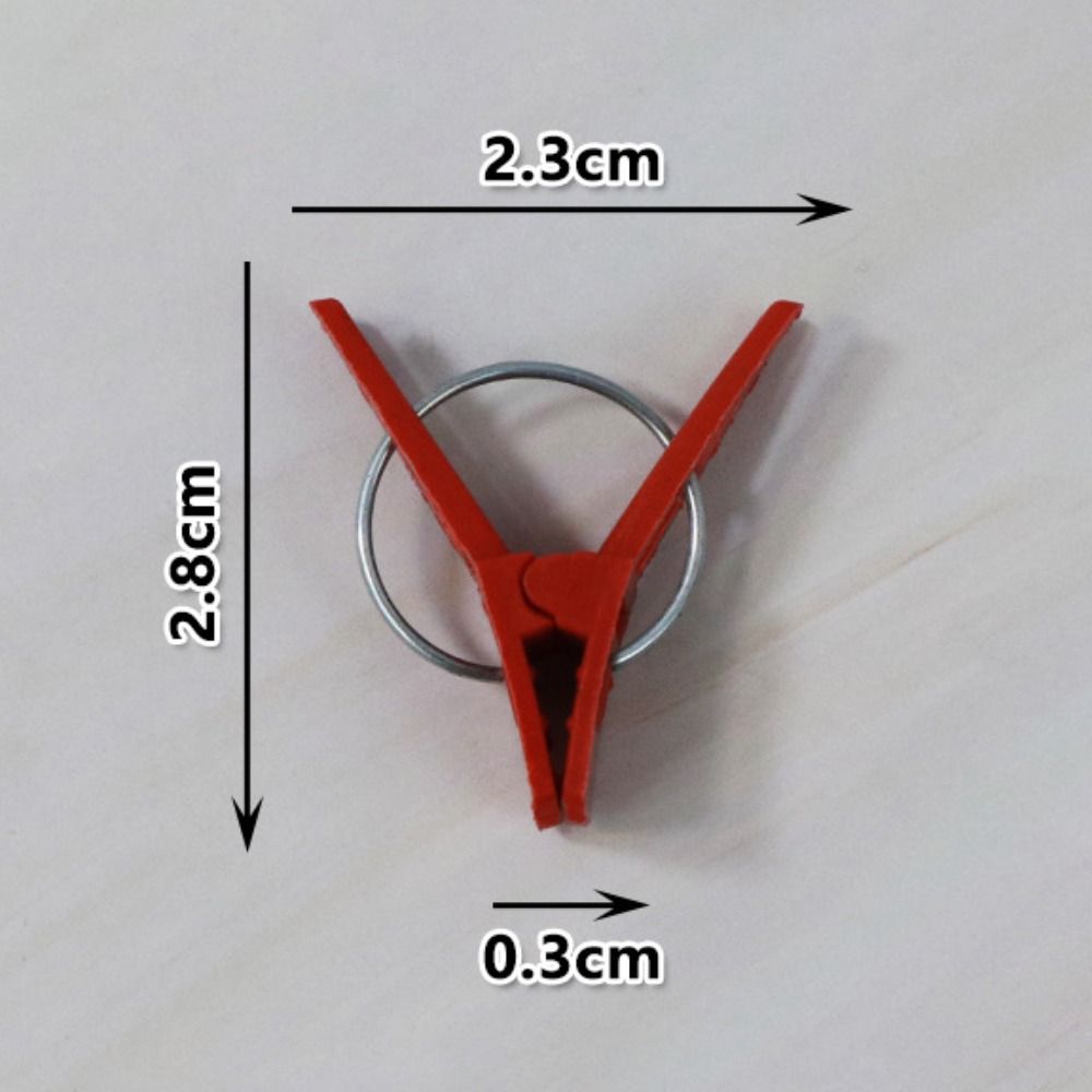 50pcs New Gardening Tool Plant Grafting Clip Plastic Anti-fallClamps Garden Graft Clip Flat Mouth Durable Planting Supplies