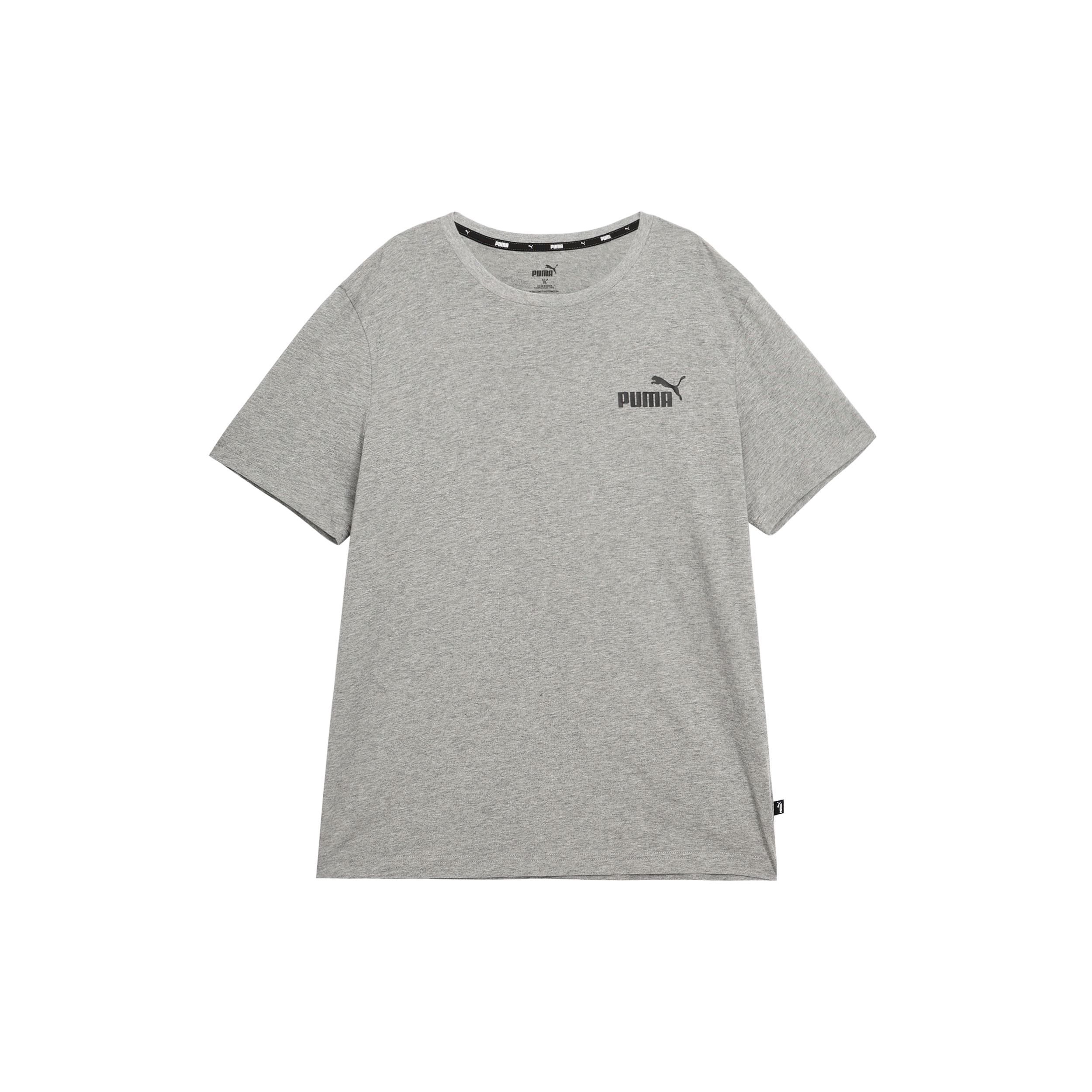 

Puma Футболка с логотипом в американском ретро-стиле для активного отдыха, свободная, спортивная, с круглым вырезом и коротким рукавом, SS24, мужские топы, серые 845925-03 XS