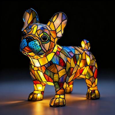 Cute Animal Night Light - Dachshund Cat Bigfoot Lamp, Resin Statue LED Table Lamp Decor for Kids Bedroom Home Decor Gift