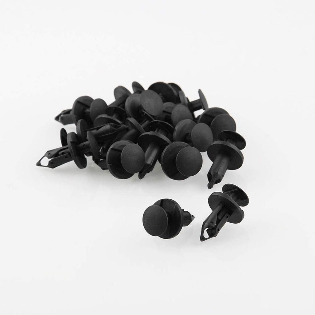 8mm(5/16") Hole Plastic Rivets Fastener Push Clips for Car Auto Fender Bumper