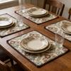 30x45cm Cotton Linen Placemats Placemats Dining Table Reusable Linen Placemats Woven Cloth Place Mats  Cotton Table Mats