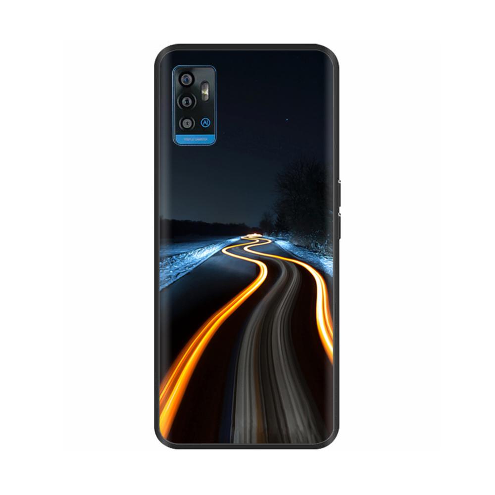 For ZTE Blade A71 Case Soft Black Silicone Bumper Phone Cover for ZTE Blade A71 A7030 Case BladeA71 2021 a 71 Coque Fundas Shell