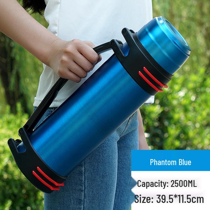 304 Stainless Steel 5L Thermos Flask - Large Capacity, Portable for Men & Women, Outdoor Car Use, Household Hot Water Bottle