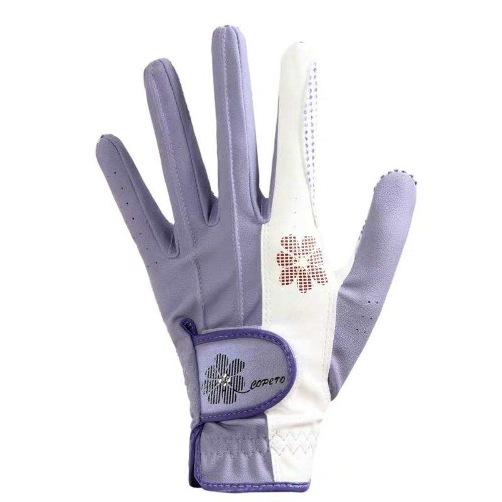 Een Paar Antislip Dames Golfhandschoenen Ademende Golfaccessoires Golfhandschoenen Cadeau voor Golfers
