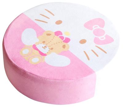 Miyatake Seisakusho Wohn Extra Dick Durchmesser 40cm x Höhe Hello Kitty Kissen, Sanrio, Niedlich, Kissen, 12cm, CN-S400,