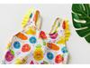 Fruit Print One-Piece Swimsuit for Girls, Ages 3-10