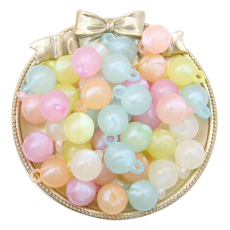 

500 г акриловые цветные круглые бусины с отверстием для подвешивания свободные разделительные бусины подвески для изготовления ювелирных изделий своими руками ожерелье браслет брелок ремесла 14x18mm 290pcs разноцветный