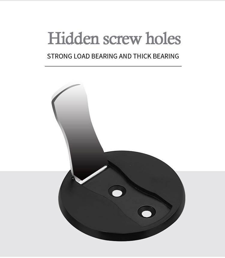 Magnetic Door Stopper,Invisible Heavy Duty Stainless Steel Floor Mount Door Stop with Adhesive & Screws,Anti-Collision Catch for Home Office Bedroom