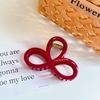Fashionable Versatile Red Big Hair Claw Clip Ideal For Everyday And Events Special