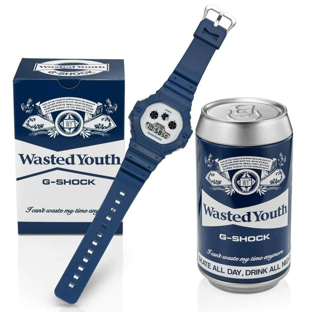 Zegarek Model Kolaboracyjny Wasted Youth Niebieski [Casio] G-Shock [] DW-5900WY-2JR Męski