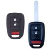 3-Tasten Silikon Auto Schlüsselhülle für Honda Accord Civic Cr-V Pilot Hr-V Odyssey Fit
