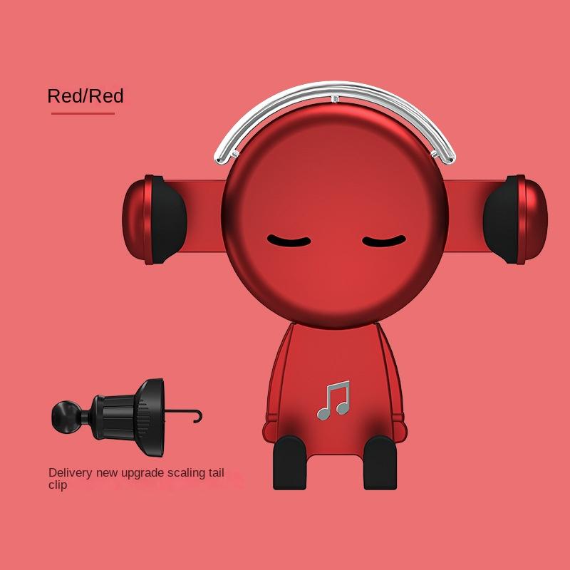 Car Mobile Phone Holder New Car Air Outlet Gravity Navigation Bracket Multi-functional Car Mobile Phone Holder Universal Type