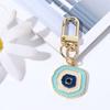 Key Ring Boho Jewelry Handbag Charms Evil Eye Keychain Irregular Heart Keyring Blue Eye  Key Chain