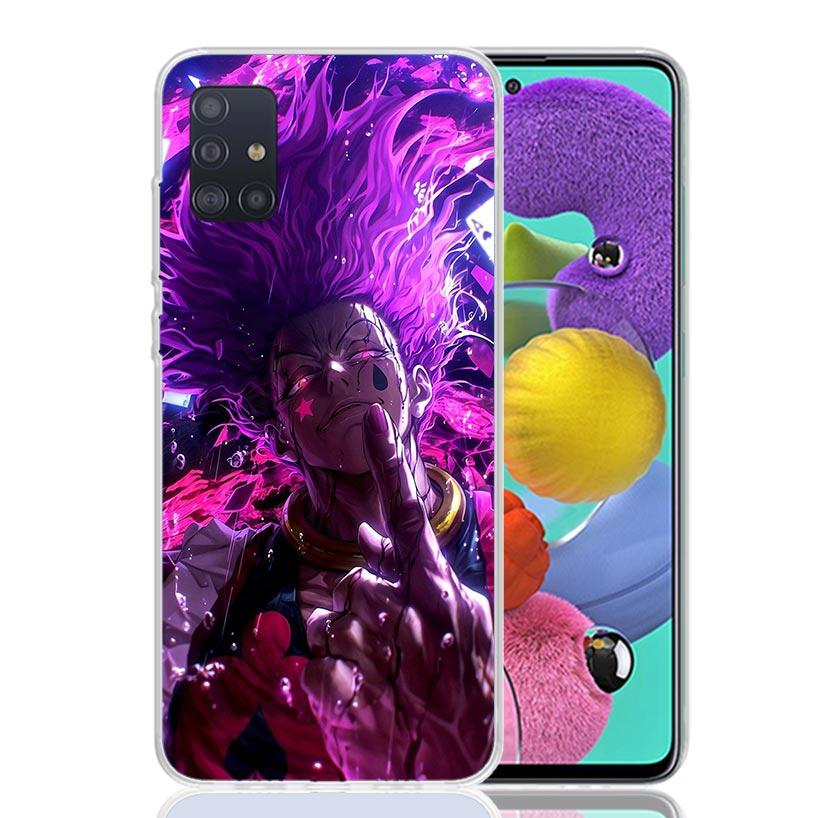 Huner X-Hunters Hisoka Phone Case For Samsung Galaxy A52 A32 A22 A12 A02S A50S A30S A51 A31 AA71 Note 20 Ultra 10 S10 Plus Galax