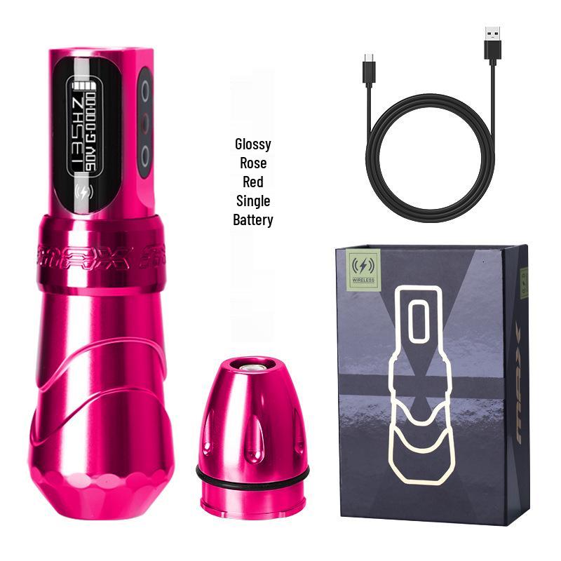 Wireless Tattoo Machine Pen: Battery-Powered Liner & Shader - Integrated Motor