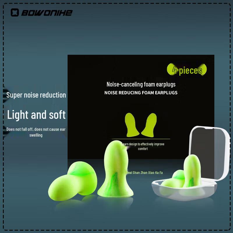 Professional Noise Cancelling Foam Earplugs