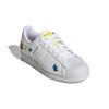 Adidas Originals SUPERSTAR Abrasion Resistant Low top Kids' Skateboarding Shoes White GV8876