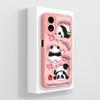 For Oppo A38 Case Oppo A18 Cover Cute Panda Soft Liquid Silicone Back Covers For Oppo A 38 4G Full Protection Phone Housing Capa