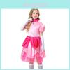Atemberaubendes rosa Prinzessin Mario und Peach Kostüm für Halloween und Party-Verkleidung