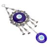 Blue Eye Wall Hanging Ornament Unique Pendant Hollow Flowers Turkish Lucky Wall Ornament for Home OfficeEyes