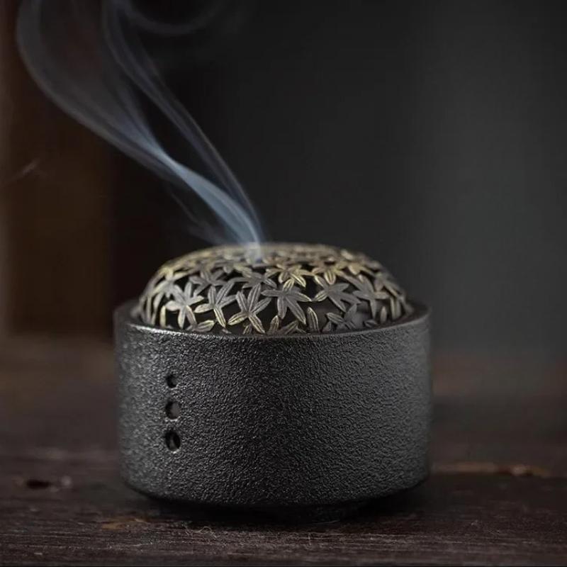 

Creative ceramic incense pedestal - Home indoor deodorizing incense burner - Aromatherapy yoga atmosphere plate incense burner