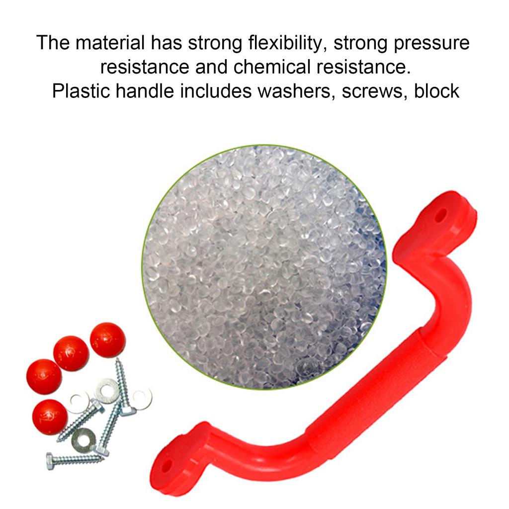 Nonslip Grab Handles Mounting Hardware Kits for Kids Climbing Frame Swing Toy