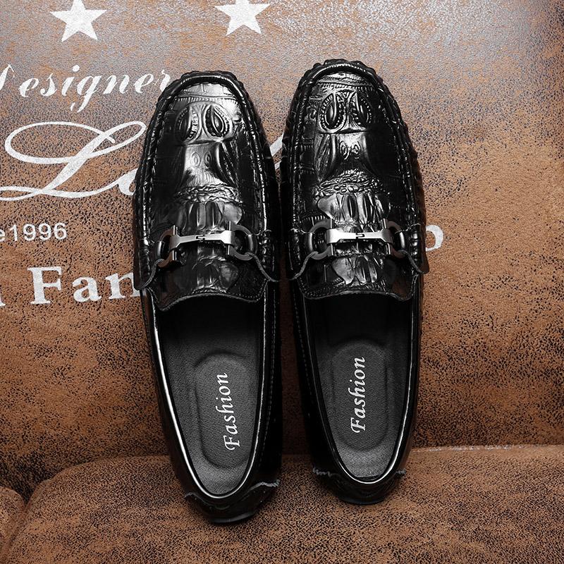 Hotest Salest Man Shoe Brand Men Loafers Leather Men'S Casual Shoes Moccasins Masculino Office Dress Wedding Slip On Boat Shoes