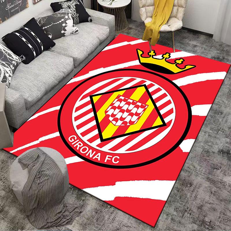 Girona FC Logo Carpet suitable as a non-slip mat for the living room or bedroom sofa