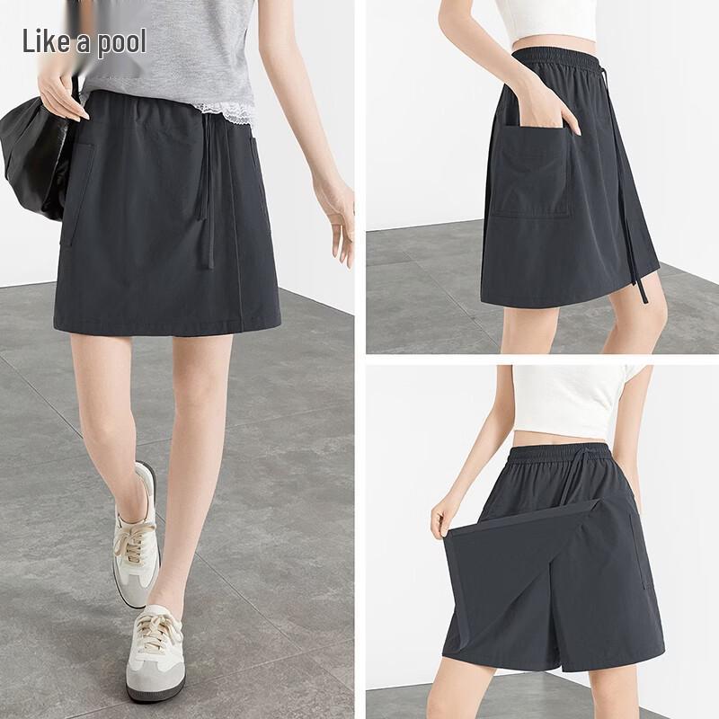 Women s American Style Drawstring Cargo Skort XXL