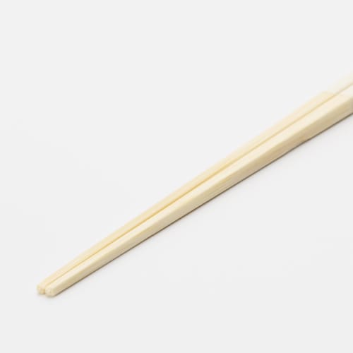 Sunny Life Design Wakasa Lack Bambus Essstäbchen, Spülmaschinenfest, Niedlich, Bunt, Stilvoll, Spitz zulaufend, 23cm, Sou Sou, Weiß, Hergestellt in Japan, 146842