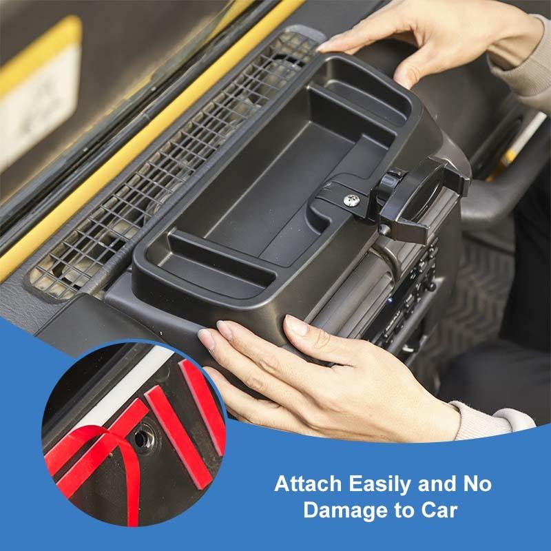 Car Center Console Phone Holder Storage Box Bracket GPS Stand Fit For Jeep Wrangler TJ 1997-2006 Car Interior Accessories